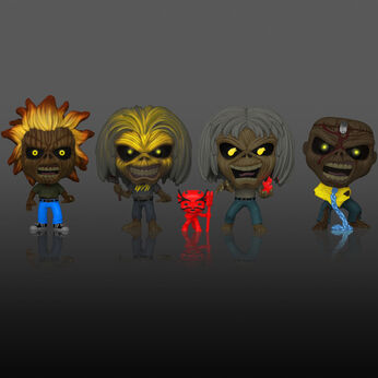 "Iron Maiden / Killers / The Number of the Beast / Piece of Mind Eddie" (Glows in the Dark) collectible image