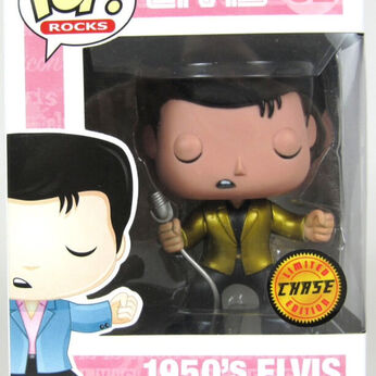 1950's Elvis - Metallic Chase Gold collectible image