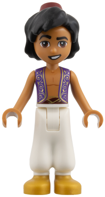 Aladdin - Gold Filigree on Vest and Belt, Medium Nougat Skin collectible image