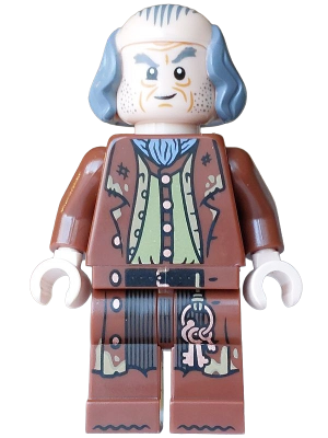 Argus Filch - Bald on Top, Reddish Brown Coat, Dark Tan Vest, Olive Green Shirt collectible image