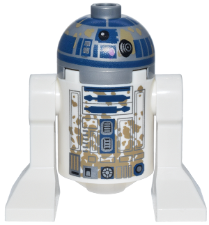 Astromech Droid, R2-D2 - Dirt Stains on Front and Back, without Dirt Stains on Top Panels collectible image