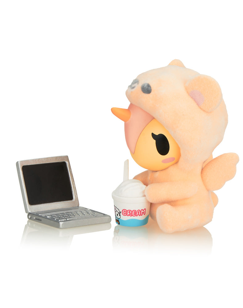 Snuggles. - Each character has a flocked suit and may include metallic and transparent detail collectible image